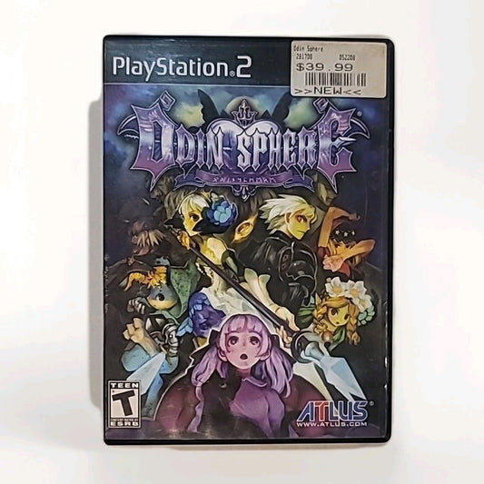 Odin Sphere (Sony PlayStation 2 PS2, 2007) COMPLETE CIB Black Label