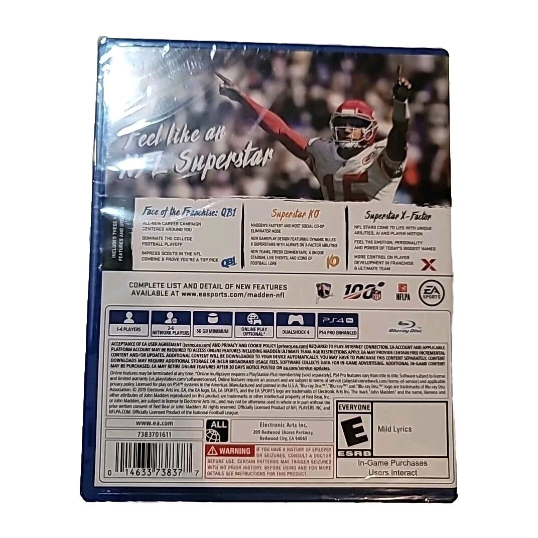 Madden NFL 20 - Sony PlayStation 4