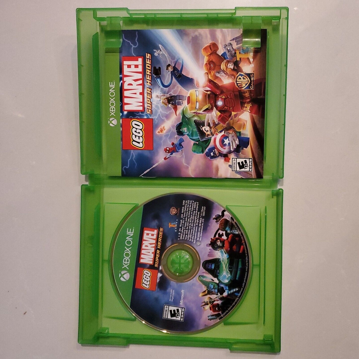 LEGO Marvel Super Heroes Microsoft Xbox 1 One Video Game Warner Bros. SB1