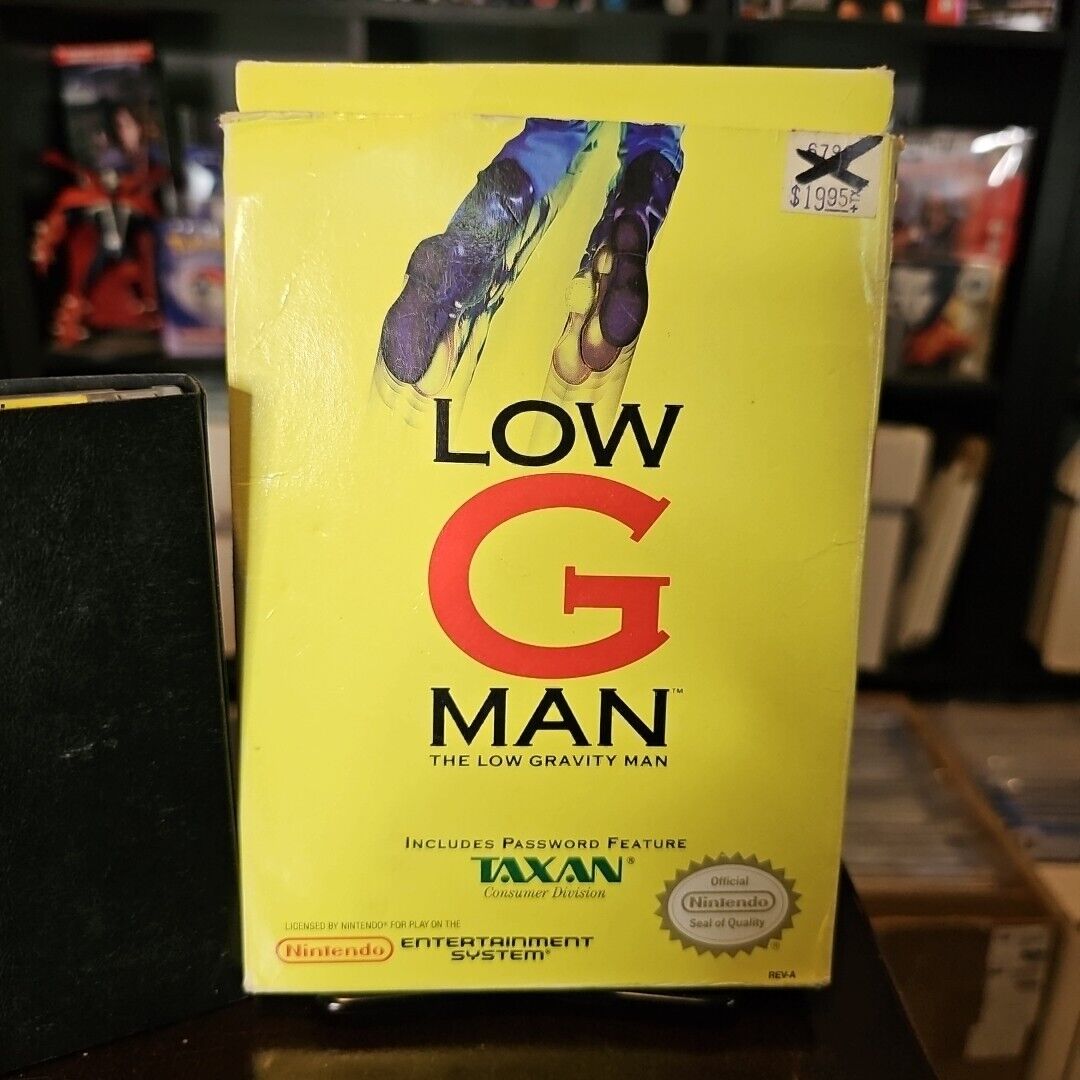 Low G Man NES Nintendo Complete Authentic!! Rare! No Manual