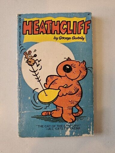 Vintage 1976 Heathcliff Paperback Cartoon Book, Good Cond-Tempo Books