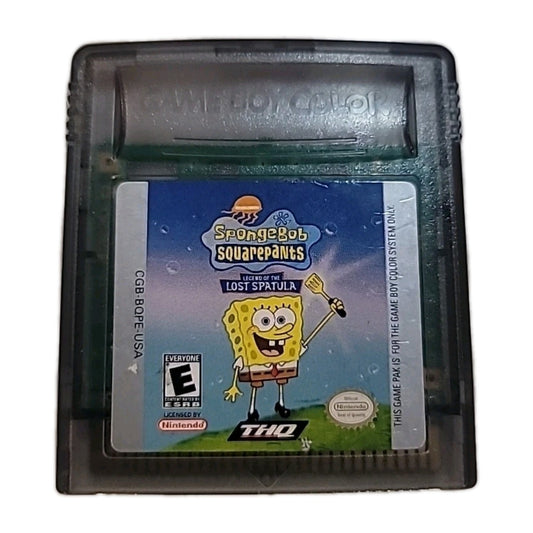 Spongebob Squarepants Legend Of The Lost Spatula Nintendo Game Boy Color Tested