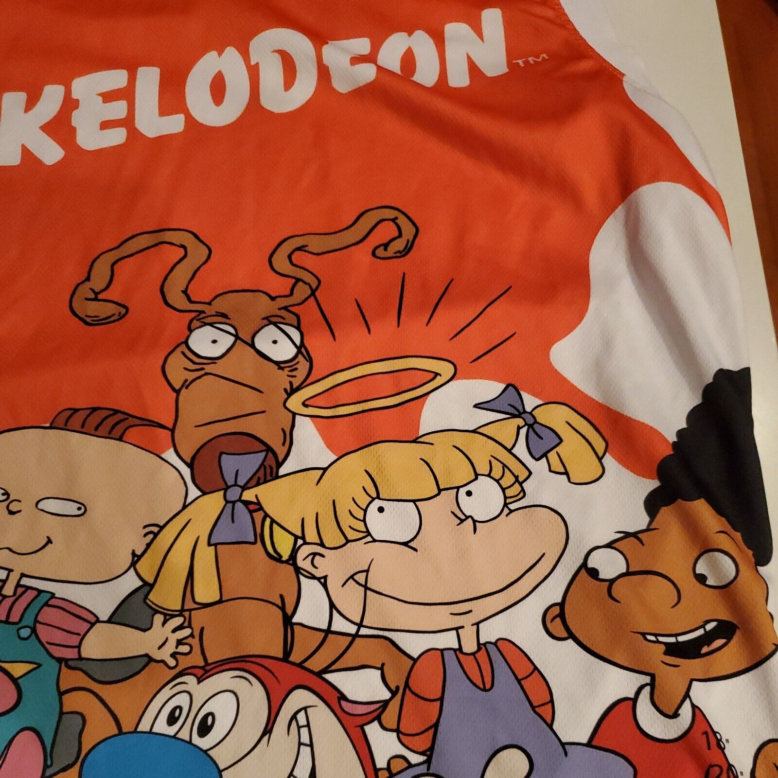 Nickelodeon Rugrats Ren And Stimpy Hey Arnold Jersey Size M SB6