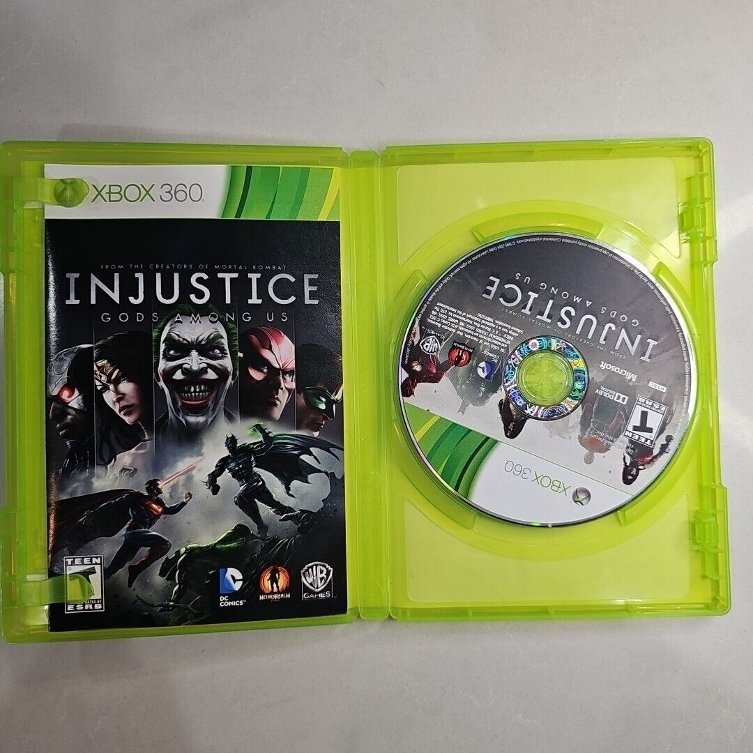 Injustice: Gods Among Us - Xbox 360 CIB TESTED AND WORKS 