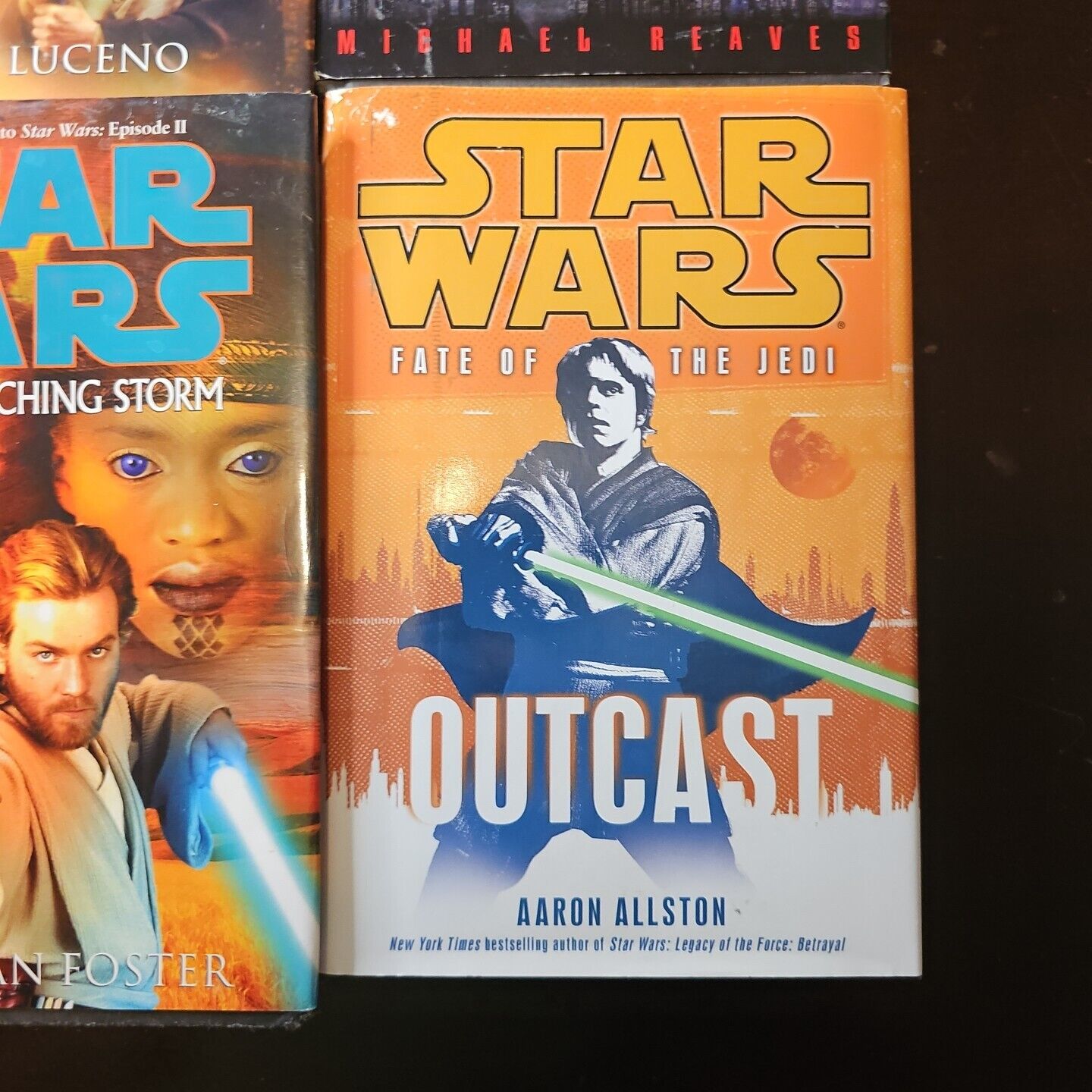 Lot 4 Star Wars Hardcover Books Darth MAUL APPROACHING STORM FATE OF JEDI, CLOAK