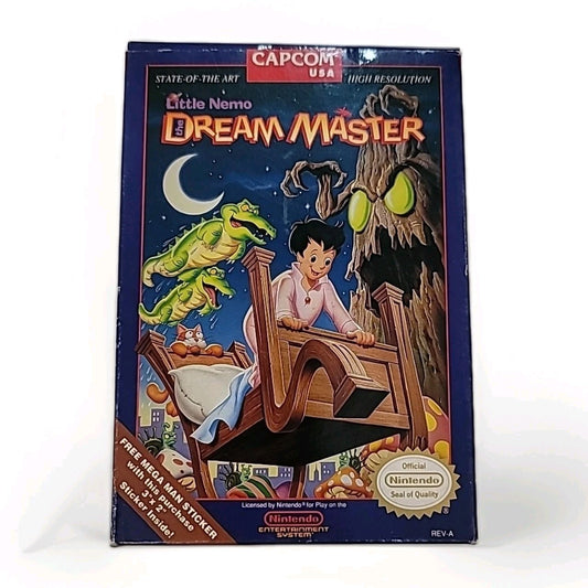 NINTENDO NES Little Nemo The Dream Master 1990 Complete CIB Authentic Ships Fast