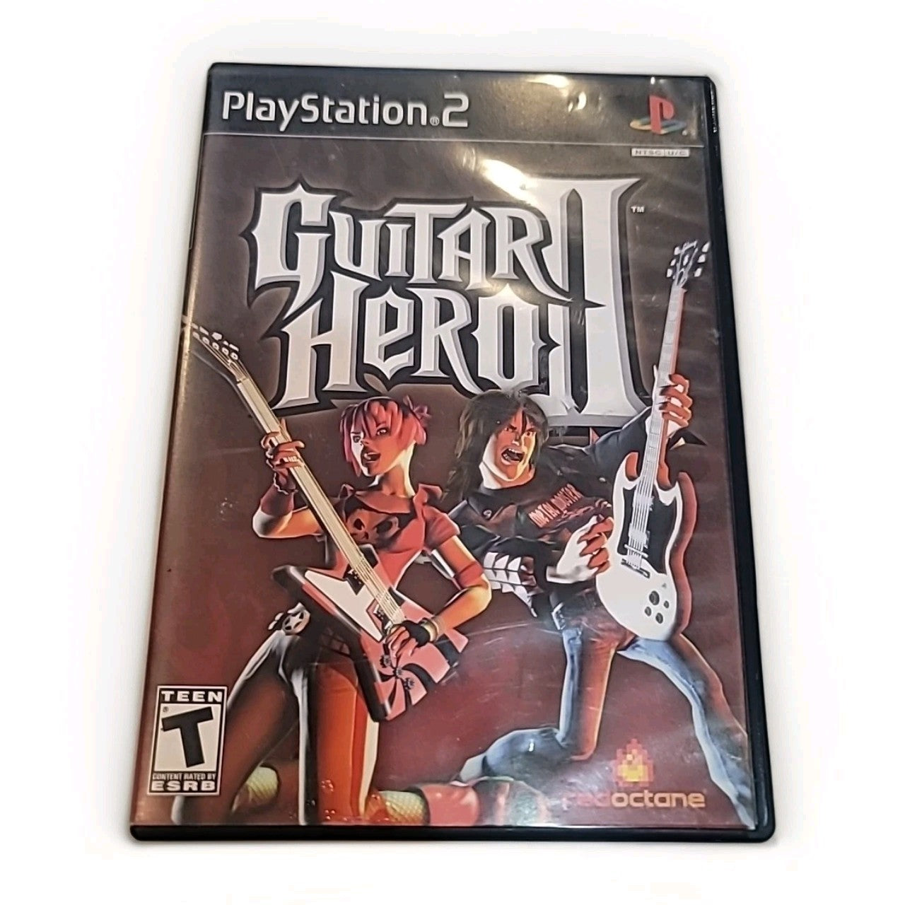 Guitar Hero II (Sony PlayStation 2, 2006) PS2 BOX & MANUAL ONLY NO GAME