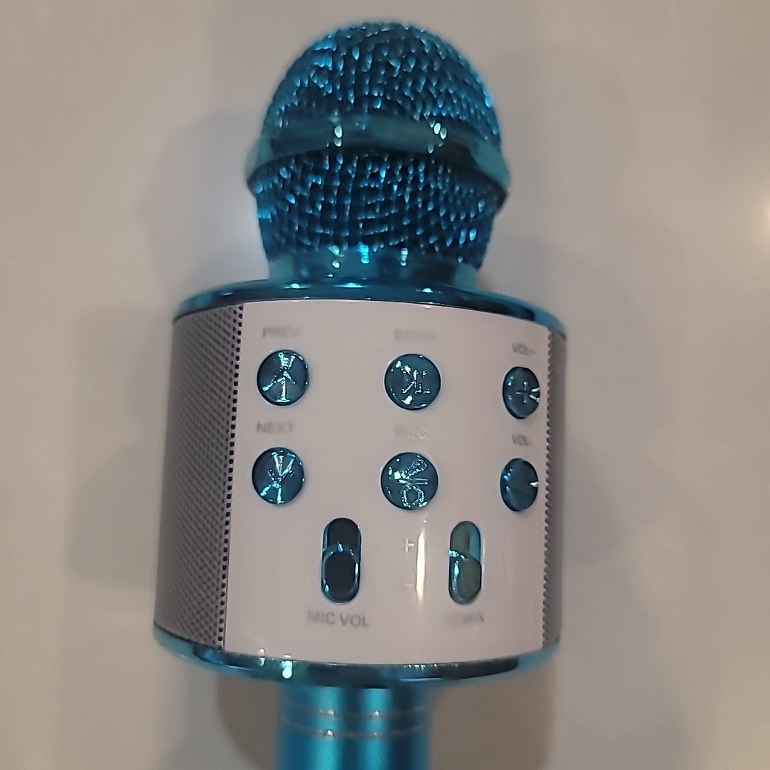 Wireless Bluetooth Karaoke Microphone 3 in1 Portable Handheld Karaoke Used