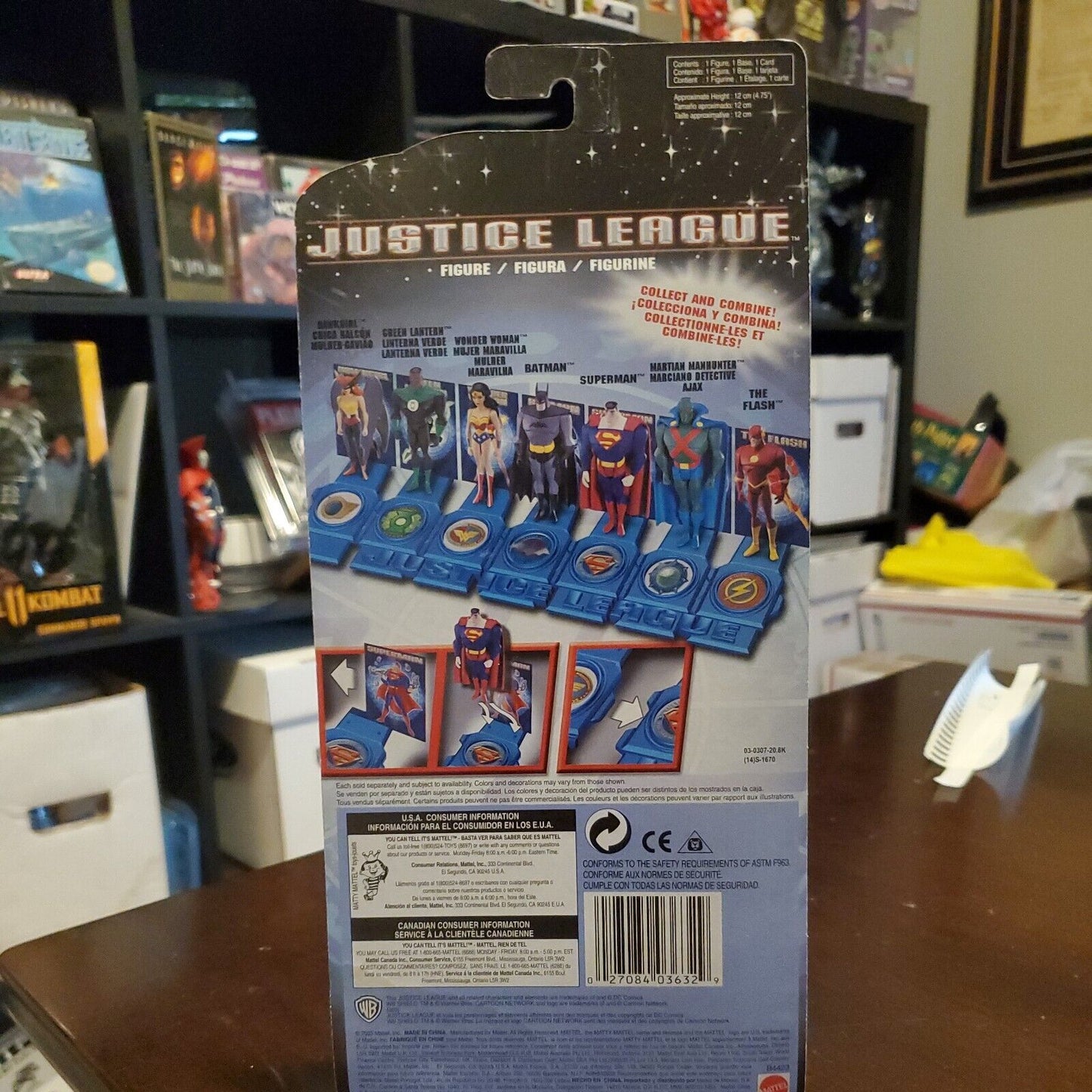 SUPERMAN BLUE SUIT Justice League SEALED Mattel Figure DC