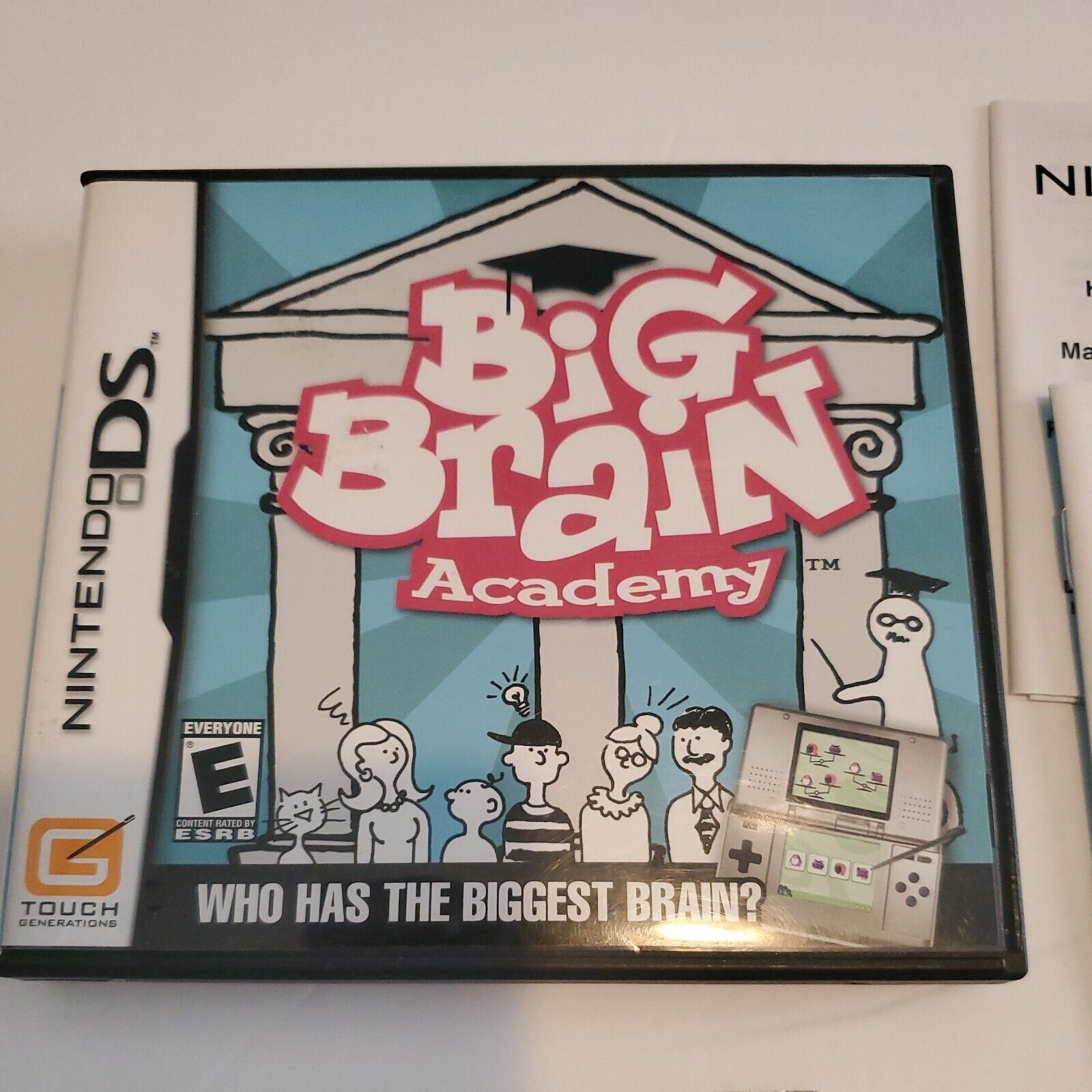 Big Brain Academy (Nintendo DS, 2006) - Complete With Box And Manual - Tested