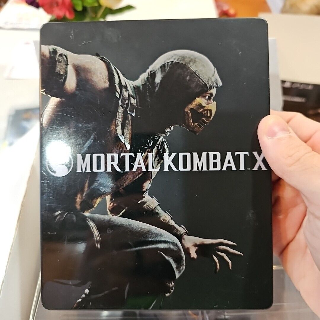 Mortal Kombat X Kollector's Edition - Scorpion Statue PS4 CIB COMPLETE