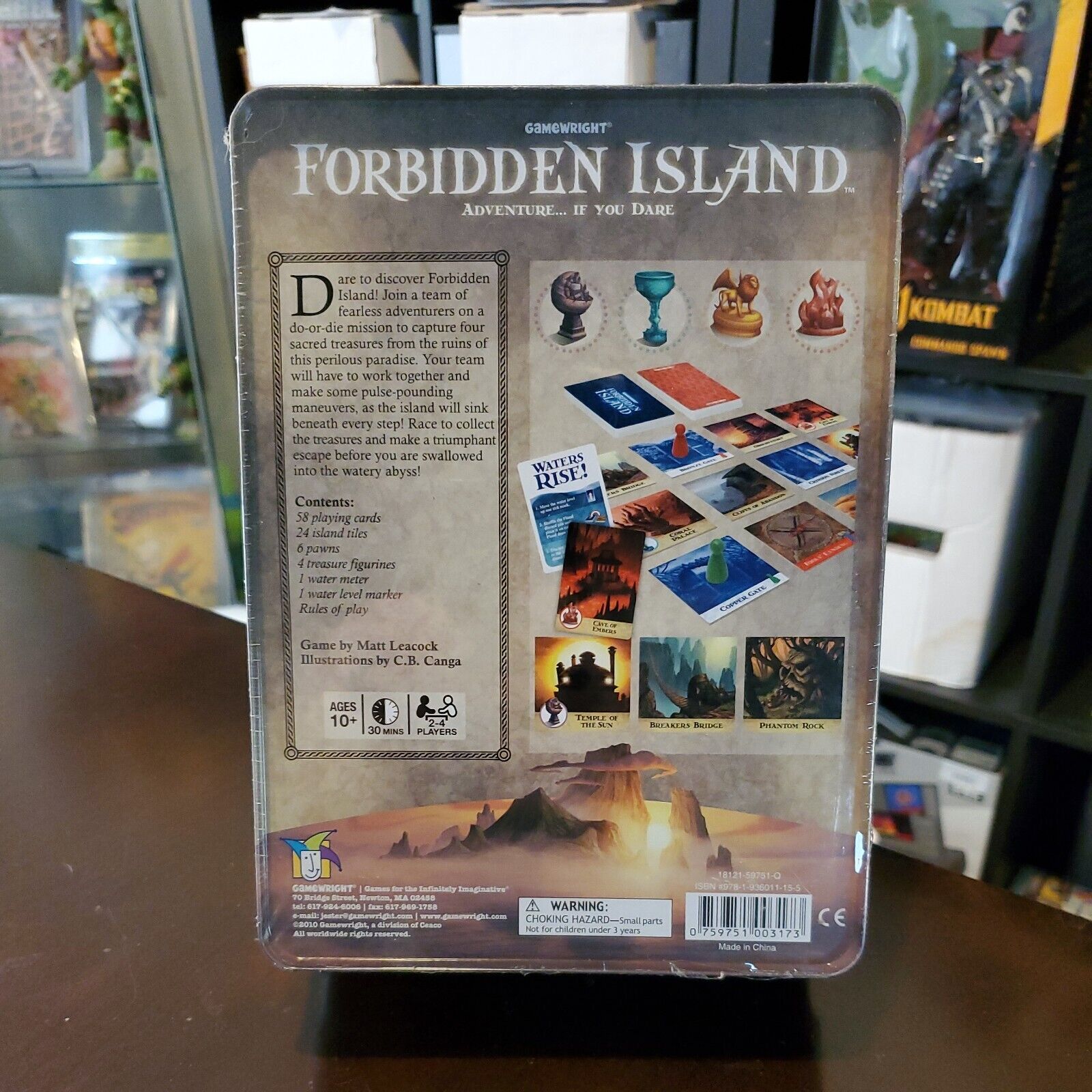 Gamewright Forbidden Island Board Game - New Factory Sealed C1