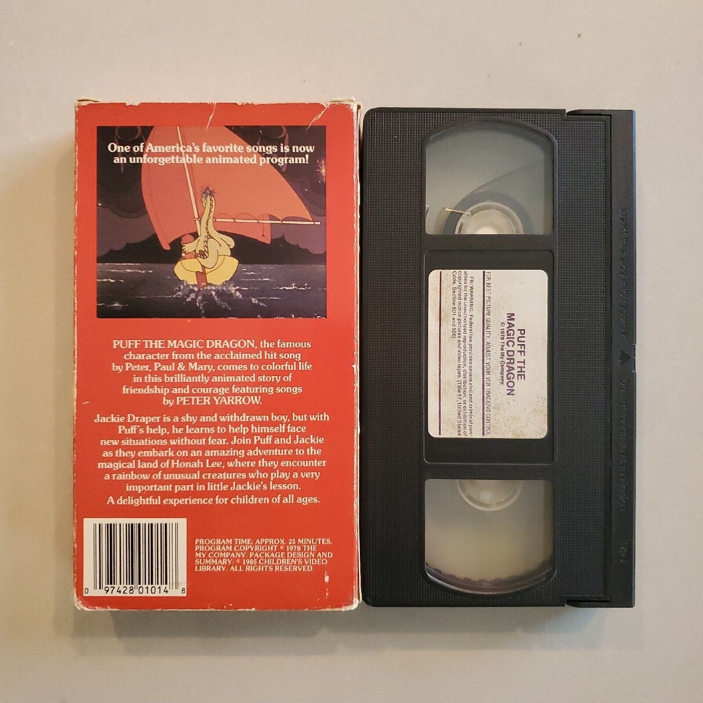 Puff The Magic Dragon (VHS, 1985) Rare