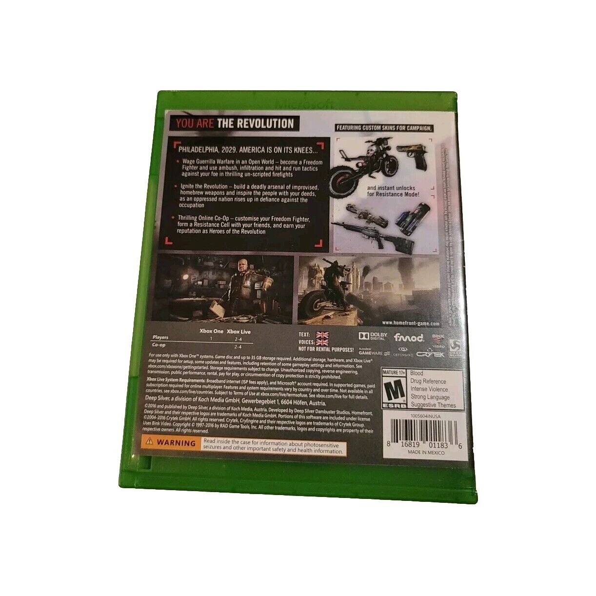 Homefront: The Revolution - Xbox One CIB