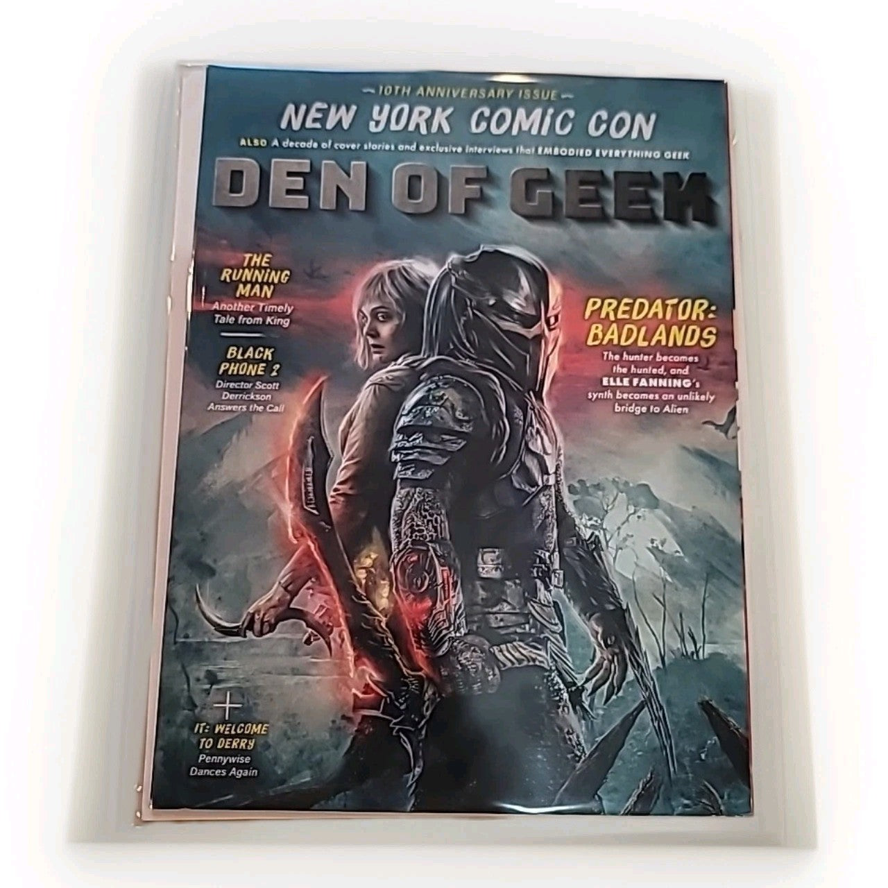Den of Geek Magazine 2025 NYCC New York Comic Con Exclusive w Predator Badlands