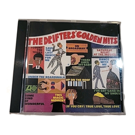 The Drifters Golden Hits CD-Near Mint Disk-12 Tracks-Up On The Roof-On Broadway