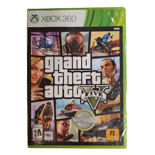 Grand Theft Auto V GTA 5 ( Microsoft Xbox 360, 2013) BRAND NEW & Factory Sealed