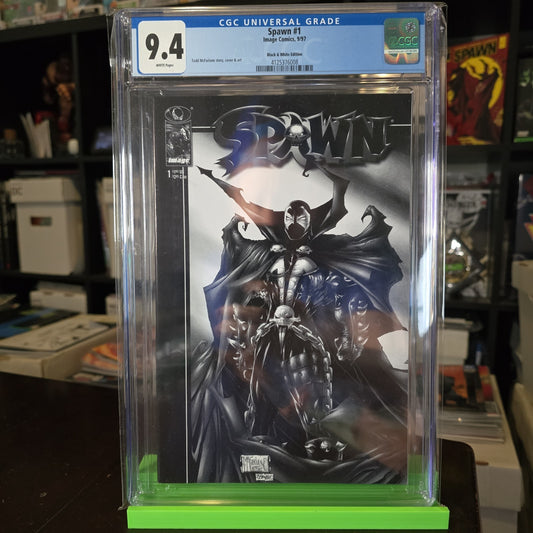 Spawn #1 Black & White Edition CGC 9.4