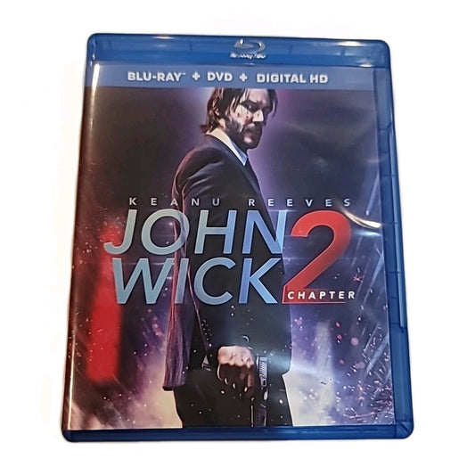 John Wick : Chapter 2 (Blu-ray Disc, 2017) Keanu Reeves