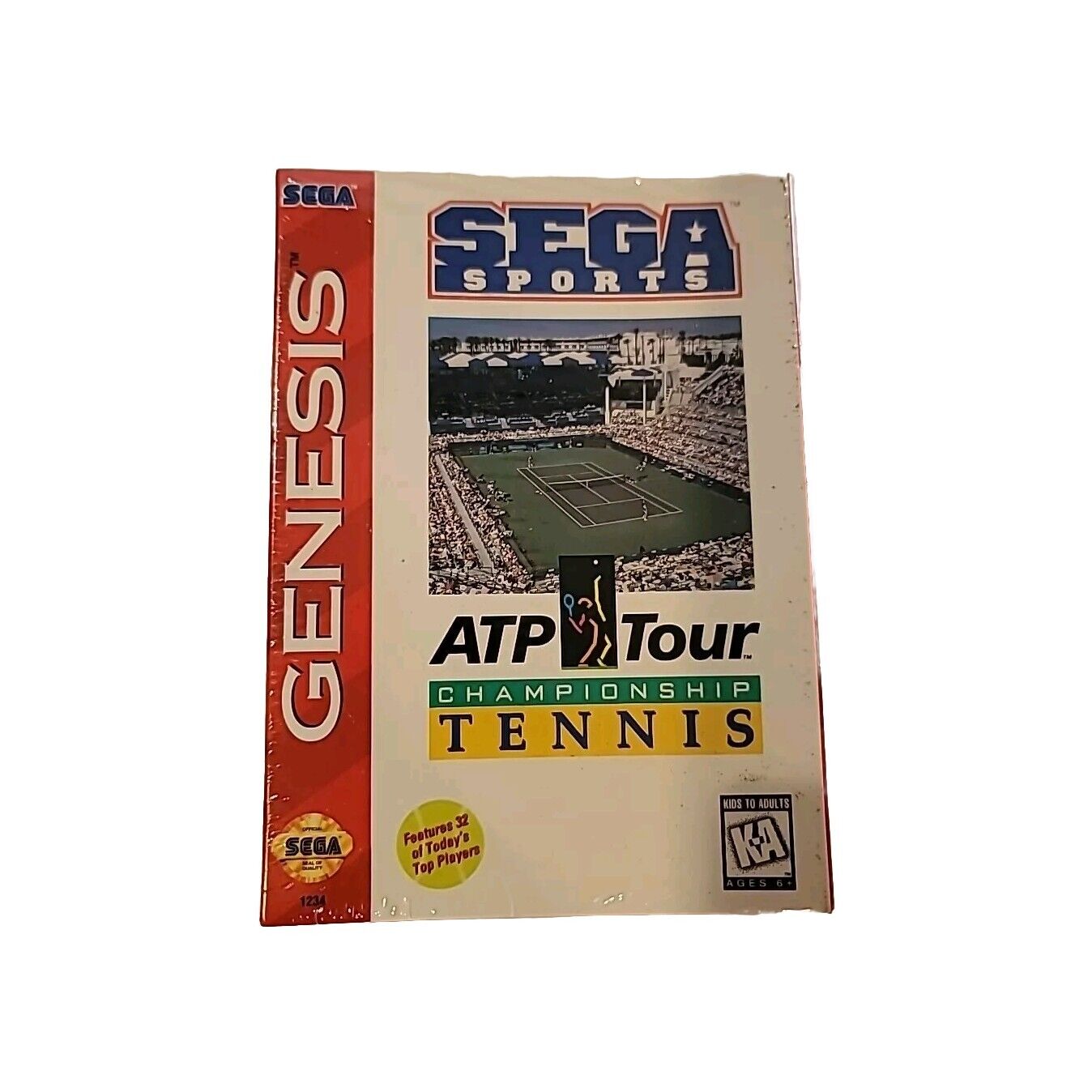 ATP Tour Championship Tennis SEGA Genesis Brand New Factory Sealed Box