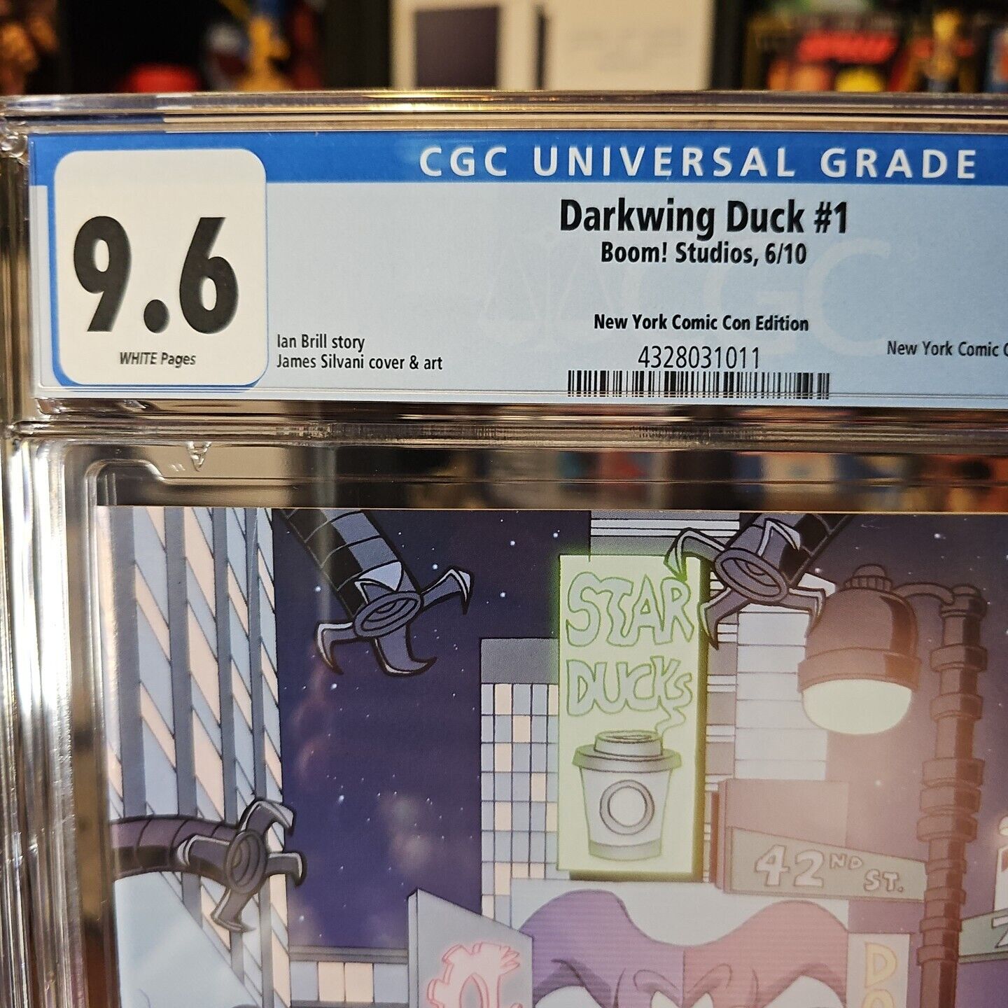 Darkwing Duck #1 (2010, BOOM!) CGC 9.6 NM NYCC Exclusive Virgin Variant