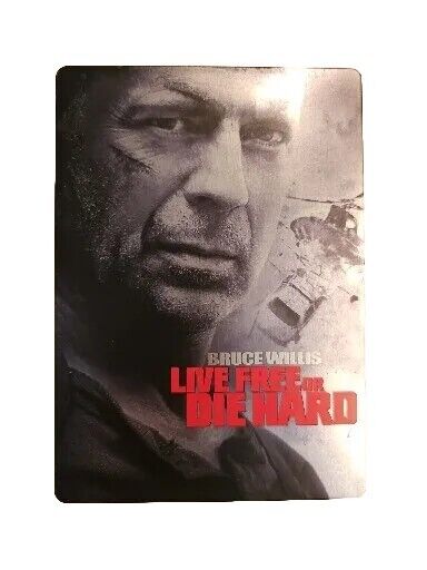 Live Free or Die Hard Steelbook DVD BRUCE WILLIS