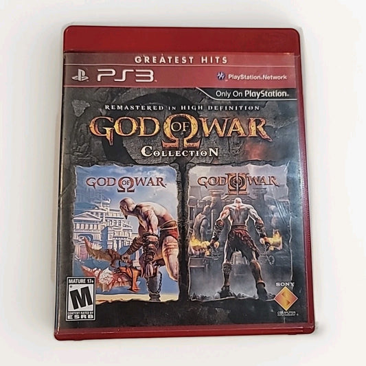 God of War Collection PS3 (Sony PlayStation 3, 2009) No Manual 