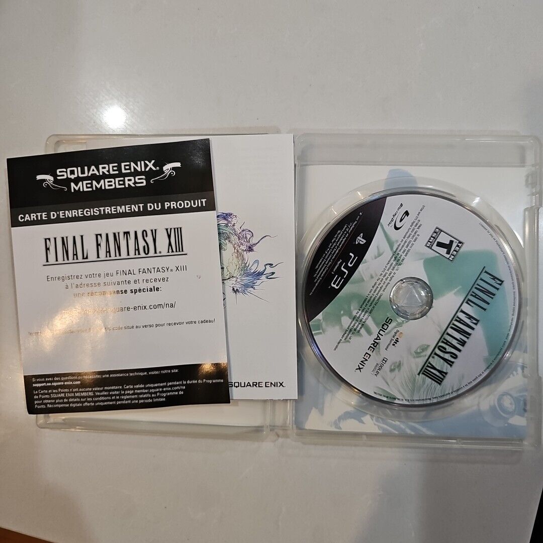 Final Fantasy XIII [Sony PlayStation 3] FF13 PS3 CIB Complete with Manual