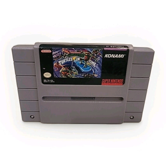 Nintendo SNES Turtles IV Turtles In Time Video Game