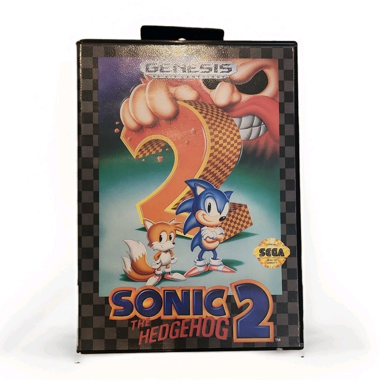 Sega Genesis Sonic The Hedgehog 2 1992 Authentic Cartridge CIB