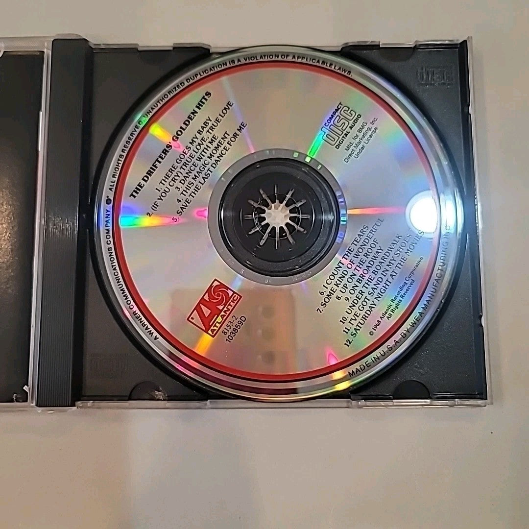 The Drifters Golden Hits CD-Near Mint Disk-12 Tracks-Up On The Roof-On Broadway