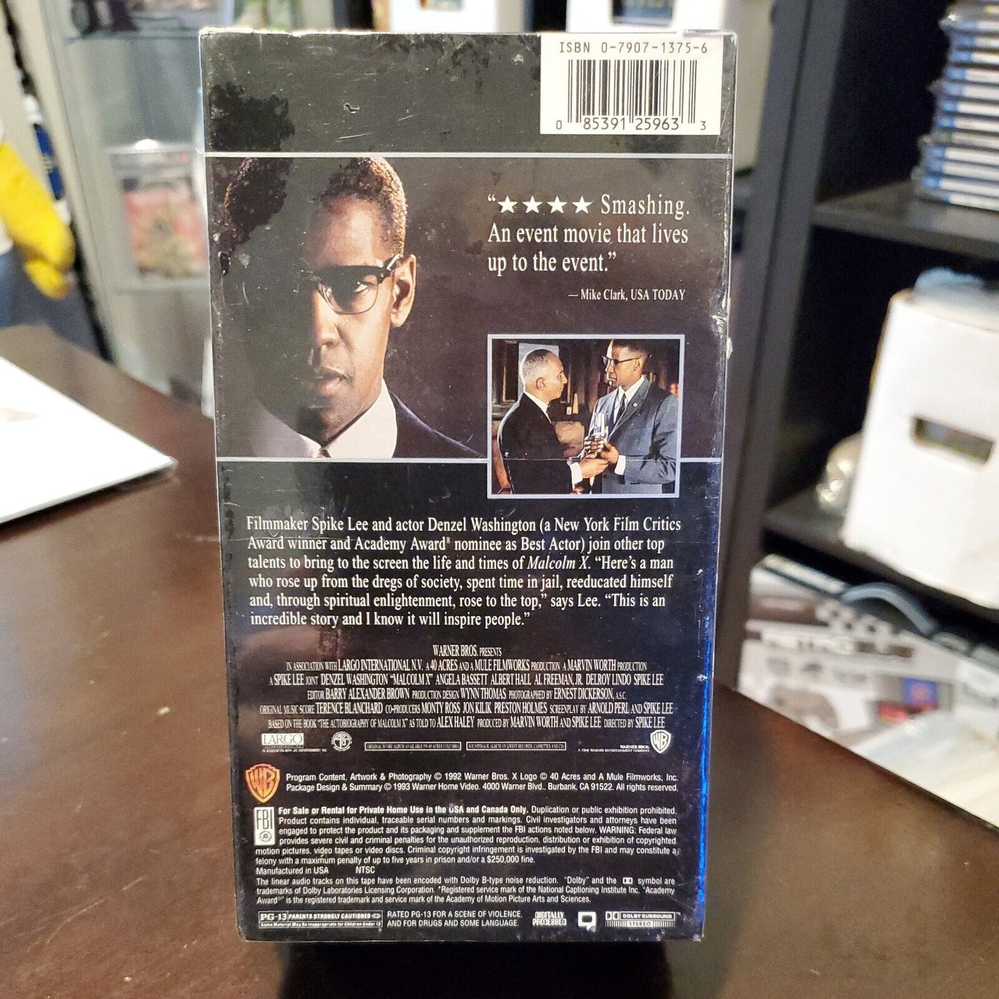 Malcolm X VHS 1993 2-Tape Set - New - Sealed - Denzel Washington - Spike Lee 