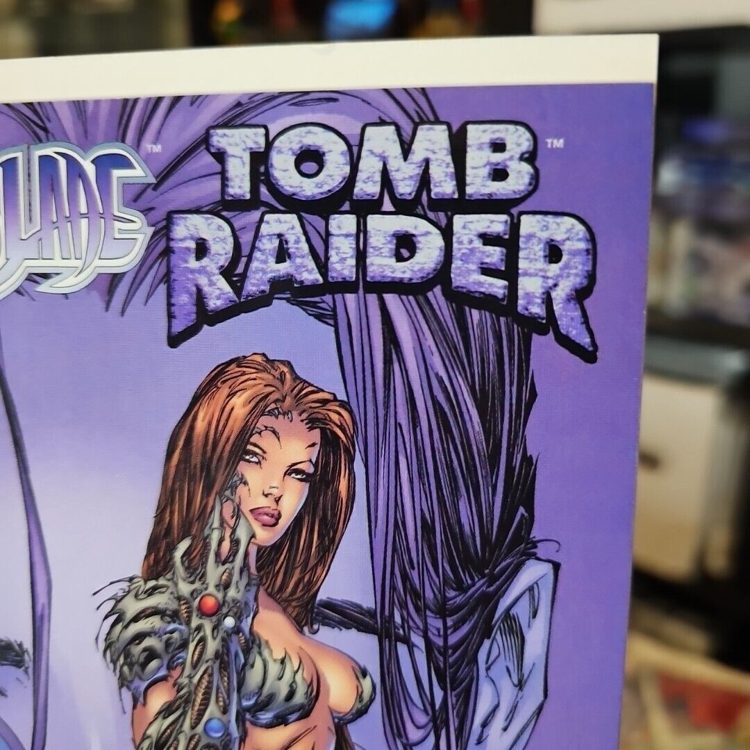 Witchblade Tomb Raider 1 1st Lara Croft Image / Silvestri Variant / 1998 NM