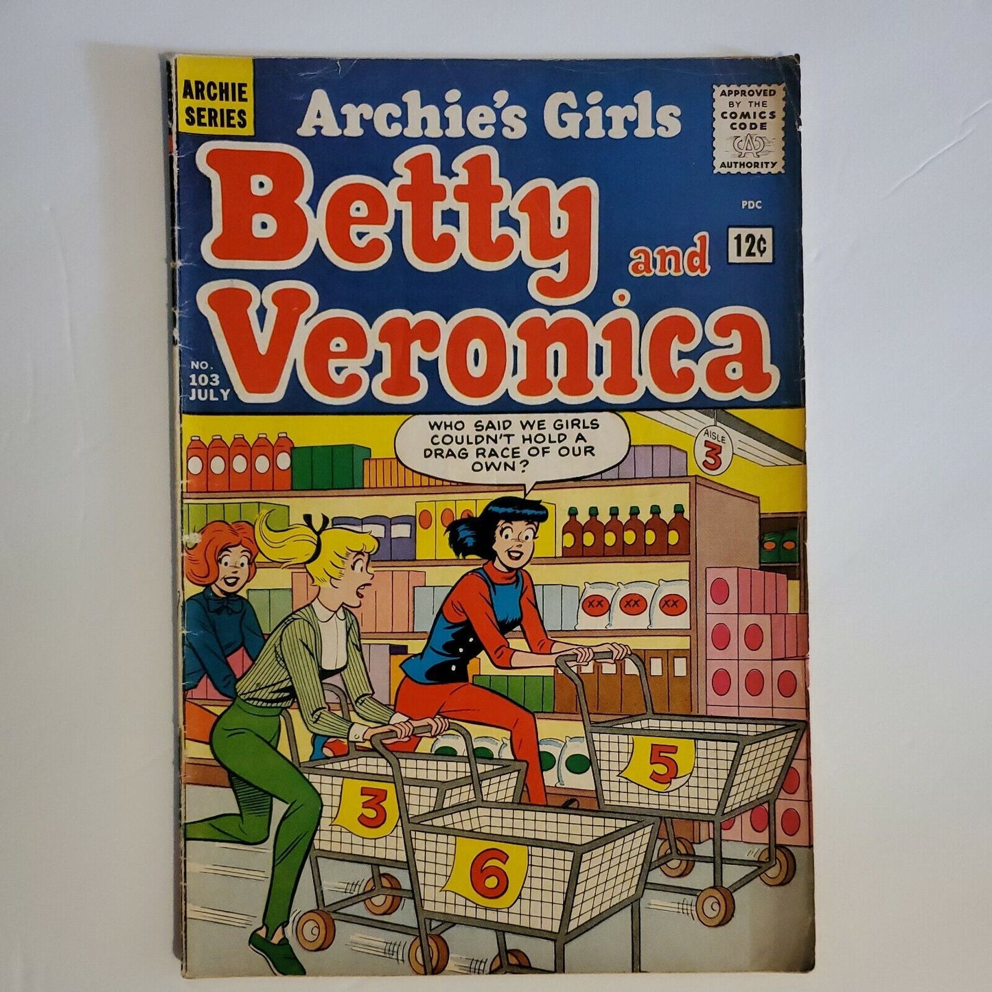 ARCHIE'S GIRLS BETTY AND VERONICA #103 - STICKY CANDY STORY - DAN DECARLO - 1964