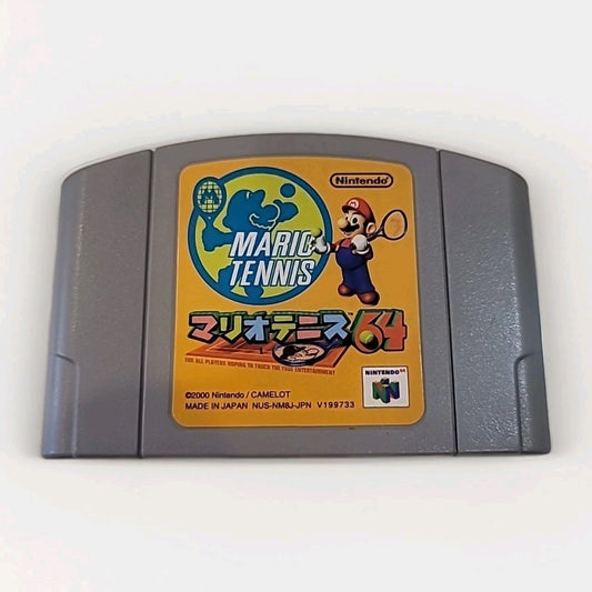 Mario Tennis 64 Nintendo 64 N64 NUS-NMBJ-JPN - Japanese Tested US SELLER 