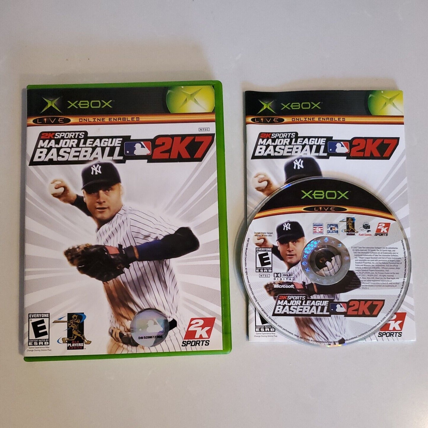 Major League Baseball 2K7 (Microsoft Xbox, 2007) Complete CIB SB2