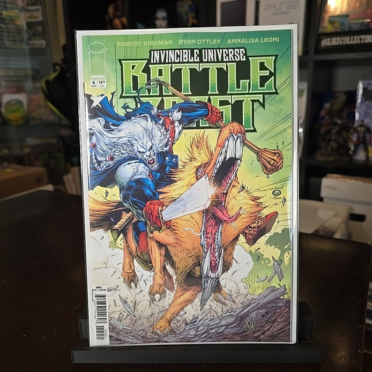 INVINCIBLE UNIVERSE BATTLE BEAST #4 CVR E 1:50 BOOTH & LIVESAY NM