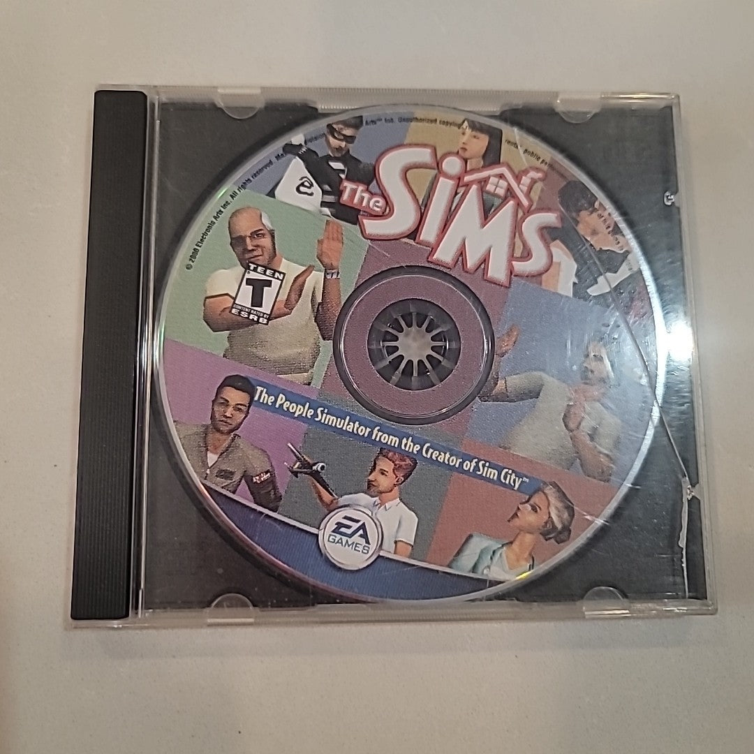 The Sims Vintage Windows Video Game CD-ROM Year 2000 Electronic Arts