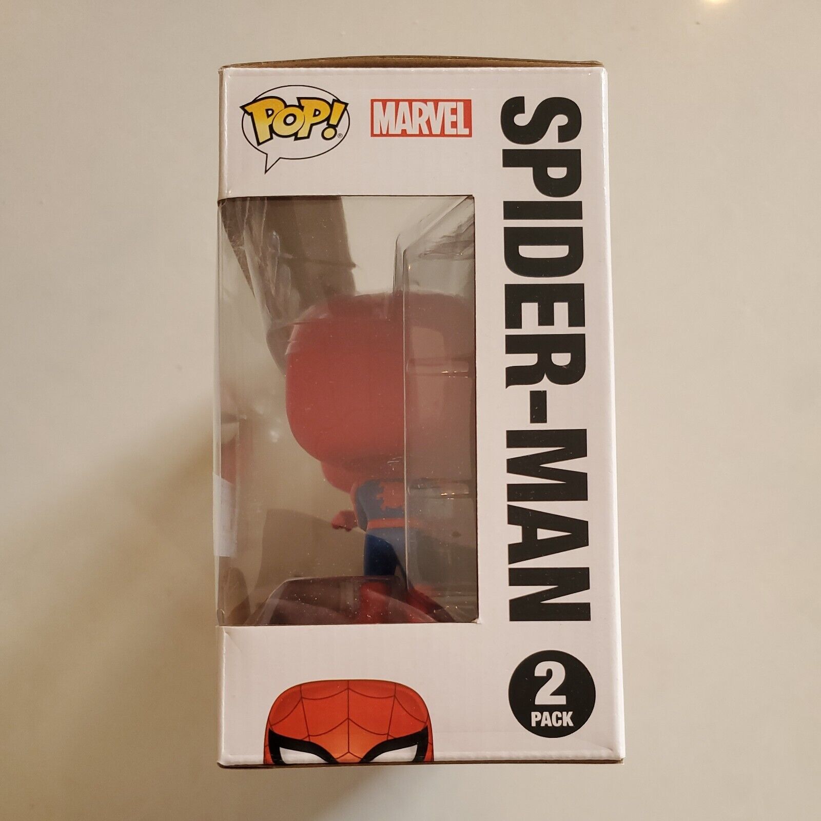 Spiderman Funko Pop! Spider-man Vs. Spider-man 2 Pack Pop! Vinyl Figure, EE Excl