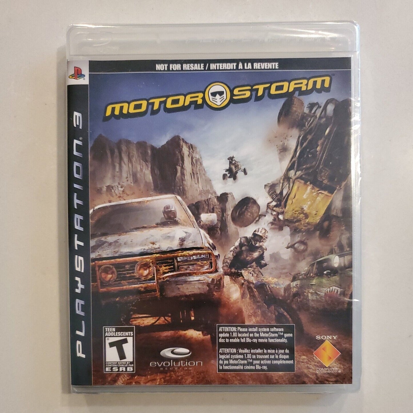 Motorstorm PS3 (2007) "Not for Resale" BRAND NEW SEALED!! SB1