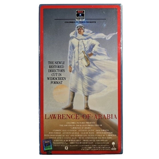 Lawrence of Arabia VHS Tape 1962 War/Adventure Peter O'Toole - SEALED SHIPS FREE