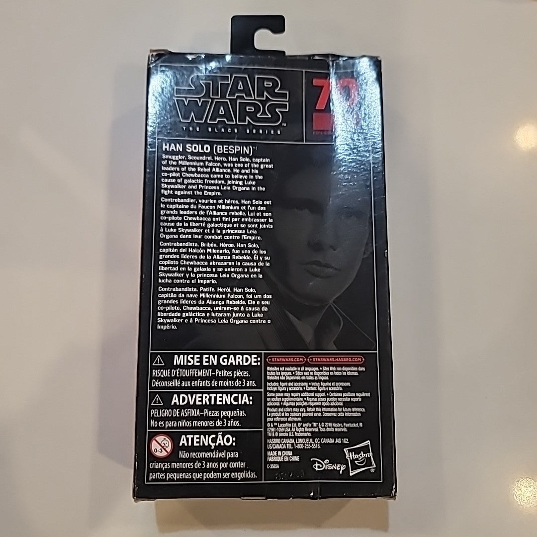 Hasbro Star Wars The Black Series Han Solo 6" Action Figure New