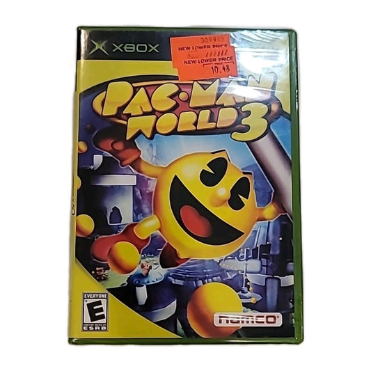 New Pac-Man World 3 Microsoft Xbox 2005, Factory Sealed 