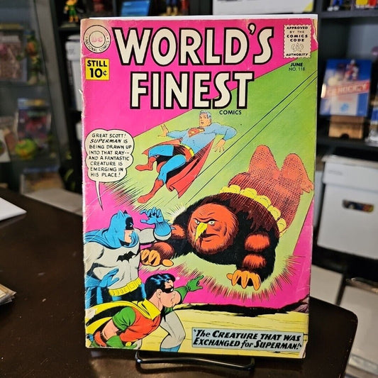 WORLD'S FINEST COMICS #118 JUNE 1961 BATMAN SUPERMAN