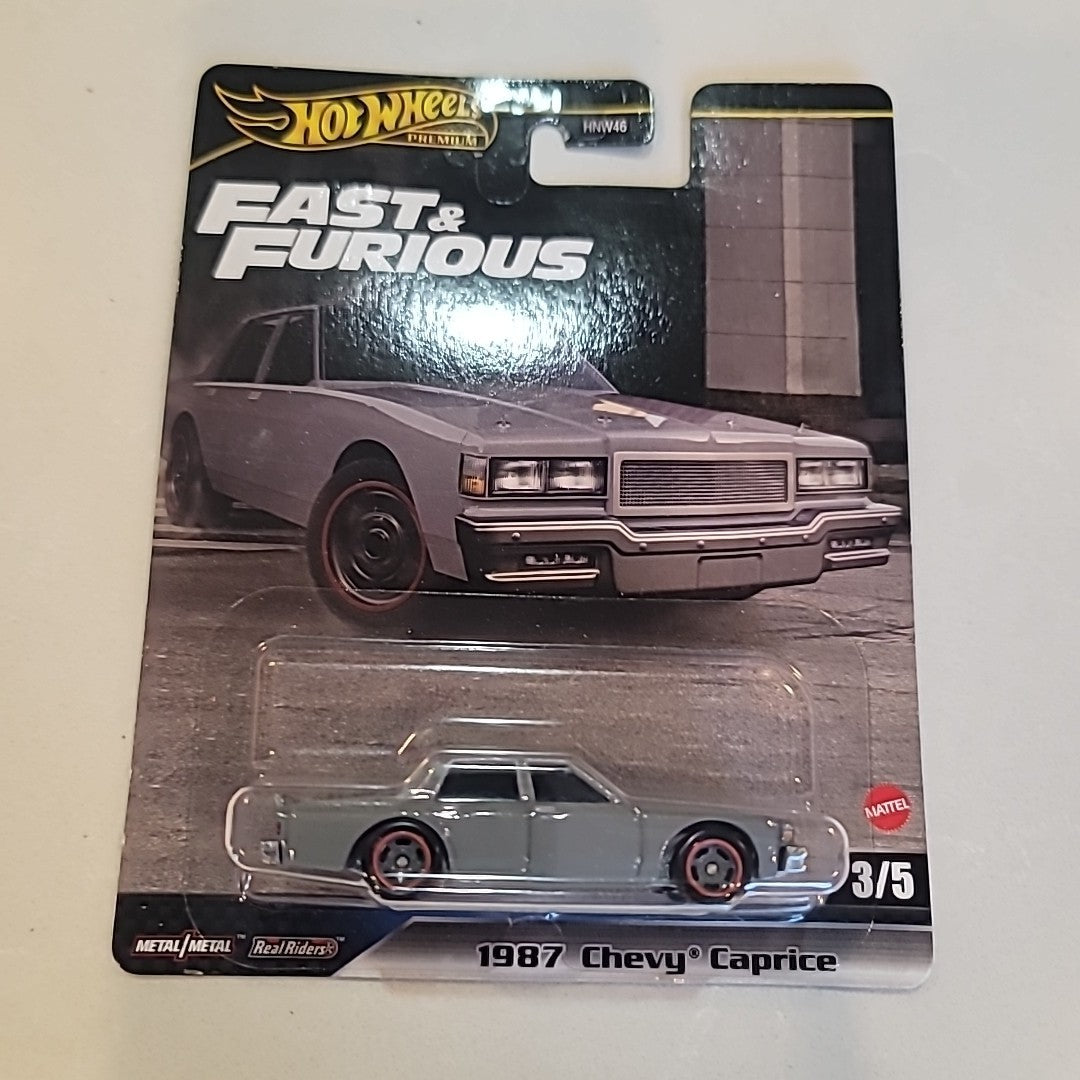 Mattel Hot Wheels 1987 Chevy Caprice Diecast Car Fast and the Furious Premium