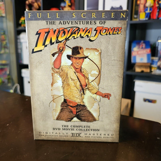 The Adventures of Indiana Jones The Complete DVD Movie Collection Full screen