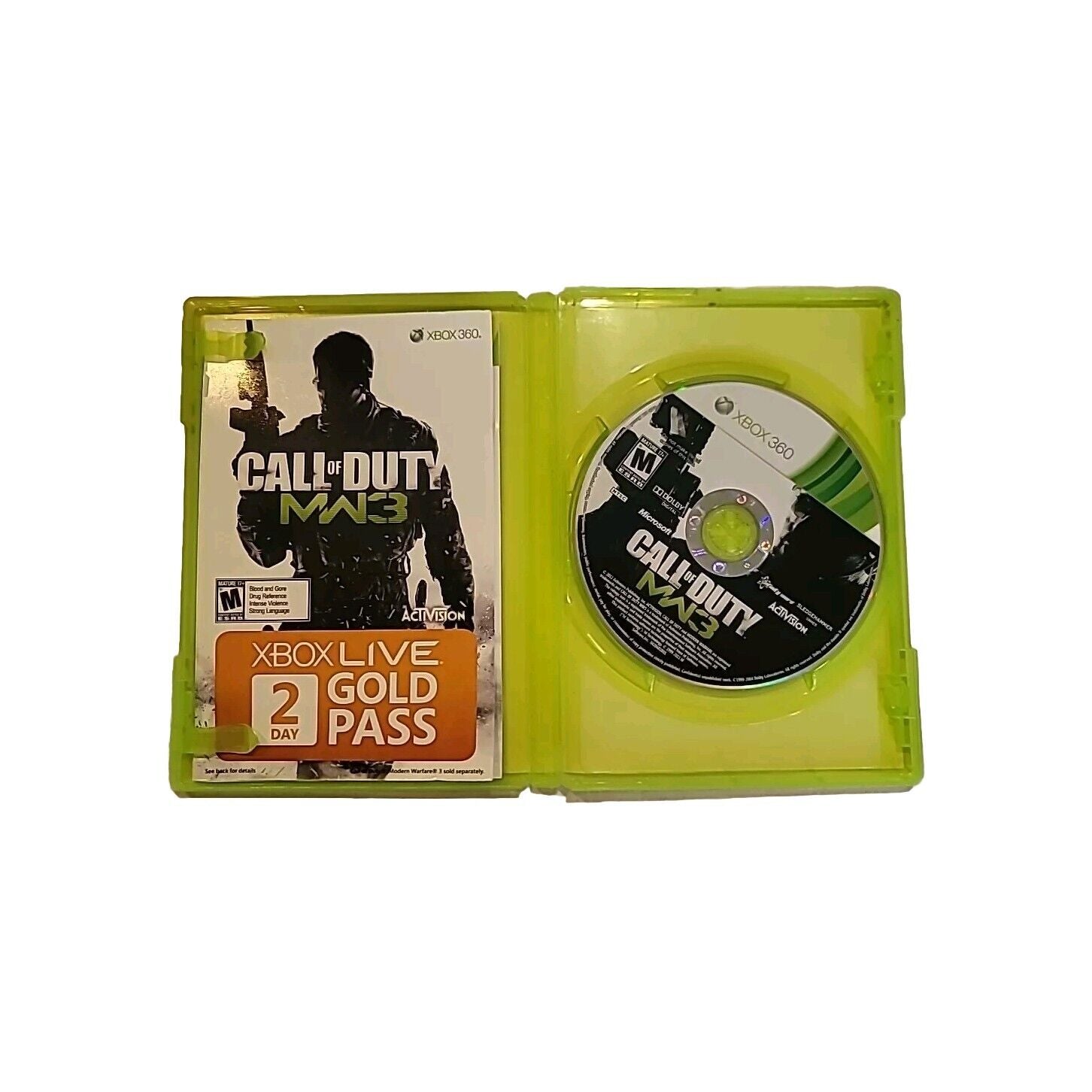 XBox 360 Call of Duty MW3 Game