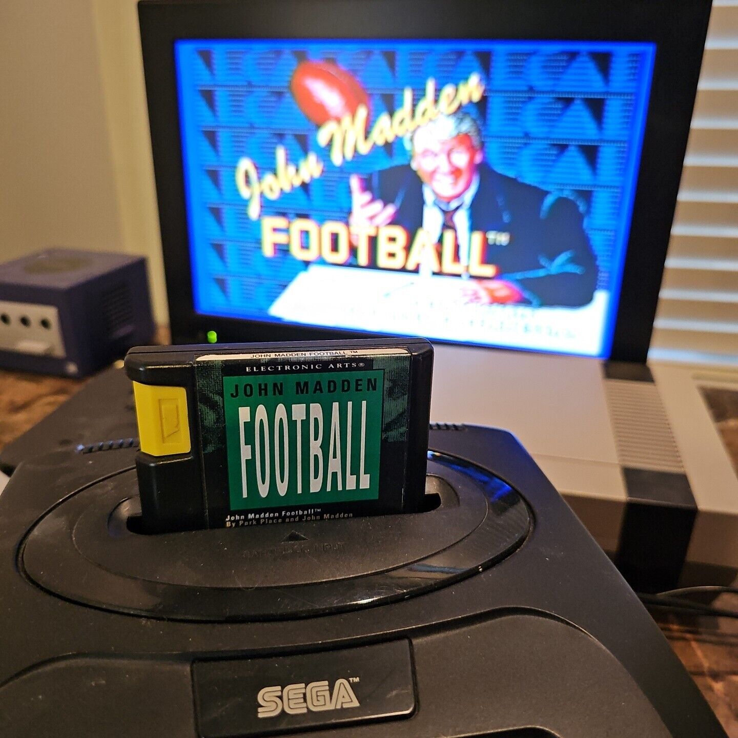 John Madden Football (Sega Genesis, 1990) Authentic Tested Video Game Works