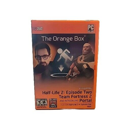 THE ORANGE BOX PC DVD WIN HALF LIFE 2 TEAM EPISODE TWO FORTRESS 2 PORTAL STEAM