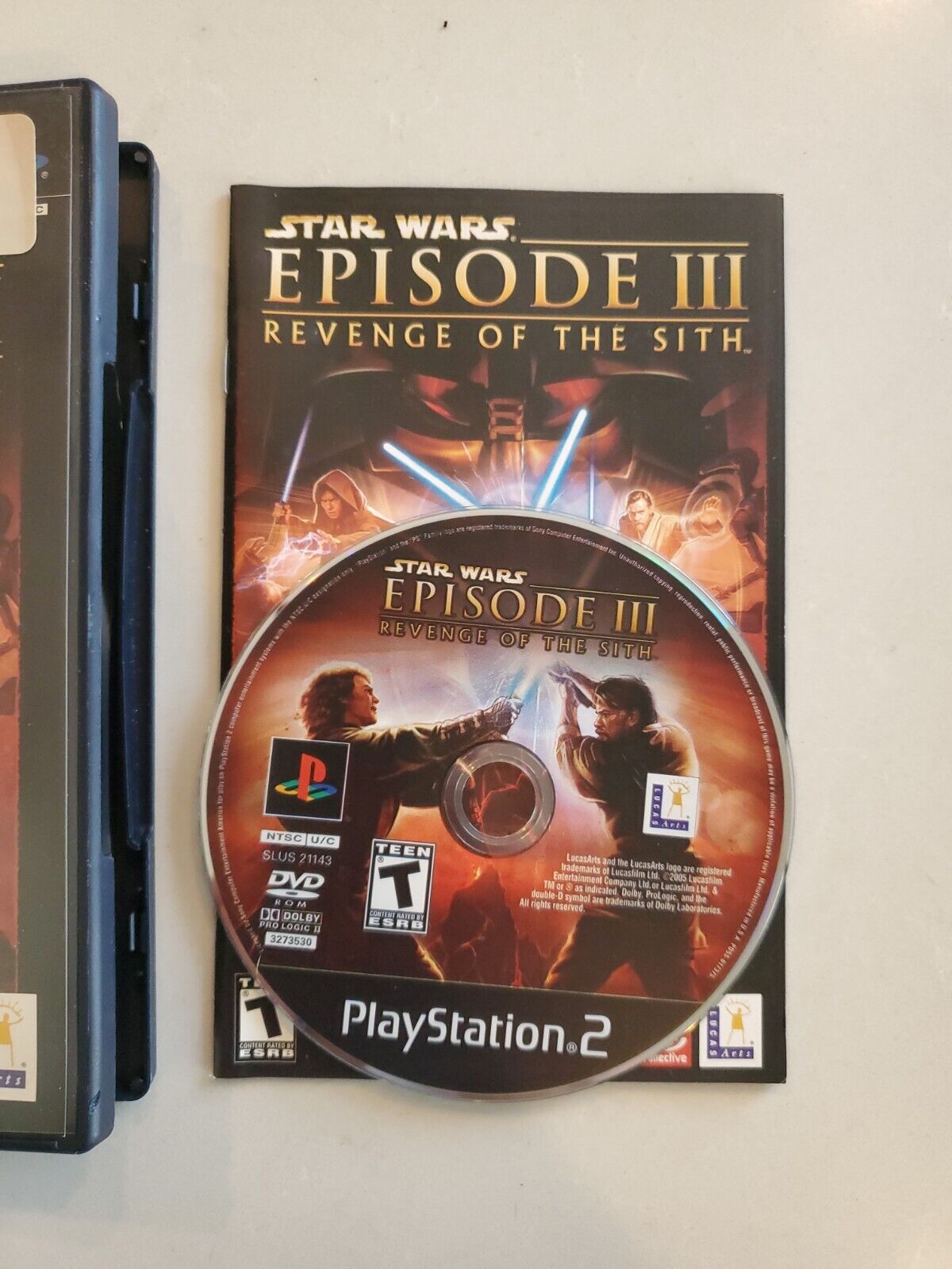 Star Wars Episode III 3: Revenge Of The Sith PlayStation 2 PS2 Game CIB